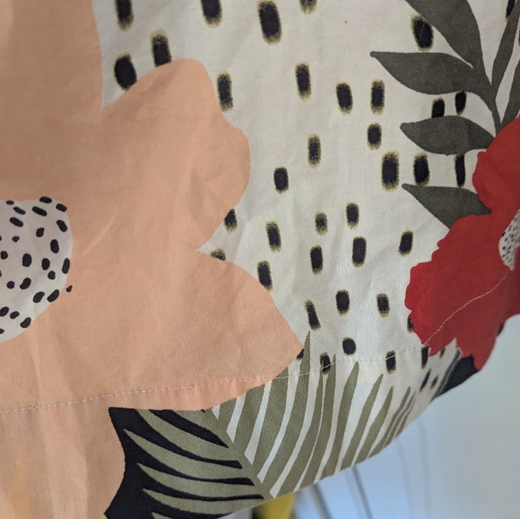 LOFT Cotton Mesh Floral Dress Drawstring Belt, 2 - Picture 7 of 7